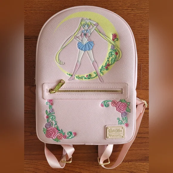 RARE LOUNGEFLY x SAILOR MOON BACKPACK Extremely Rare Sailor Moon x loungefly Embroidery Backpack  main image 4